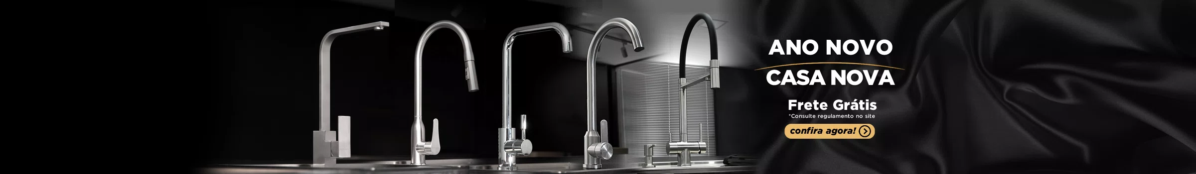 Linha de Torneiras Inox Calha Úmida