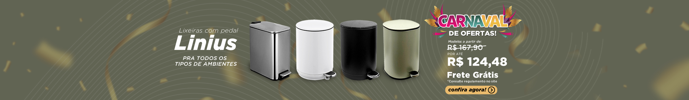 LIXEIRAS - LINHA LINIUS