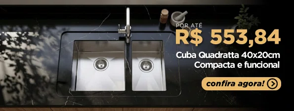 CUBA QUADRATTA 40X20cm
