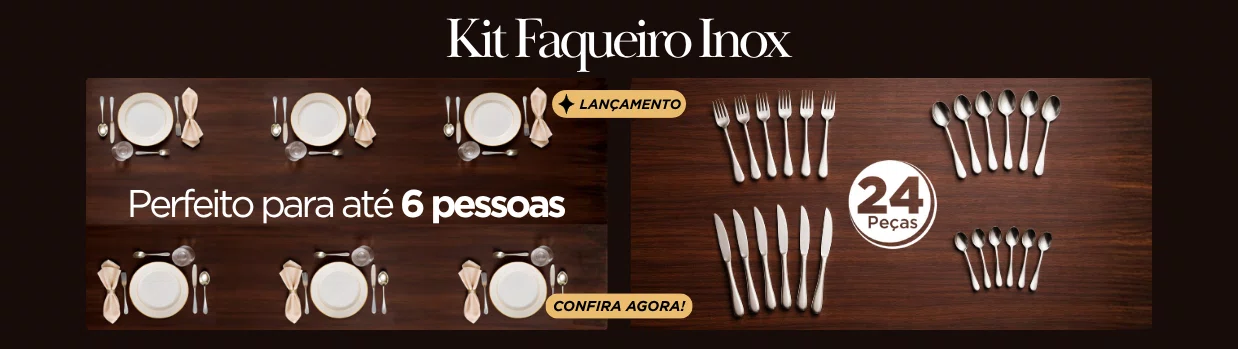 Kit Faqueiro Inox!
