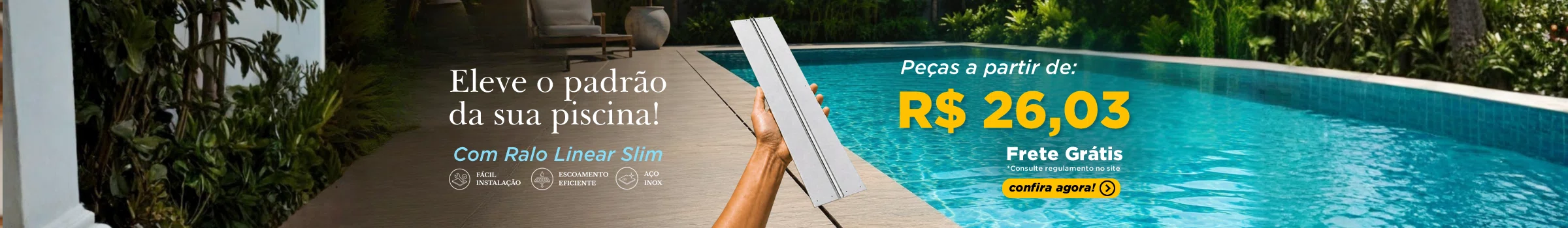 RALO LINEAR PARA PISCINA