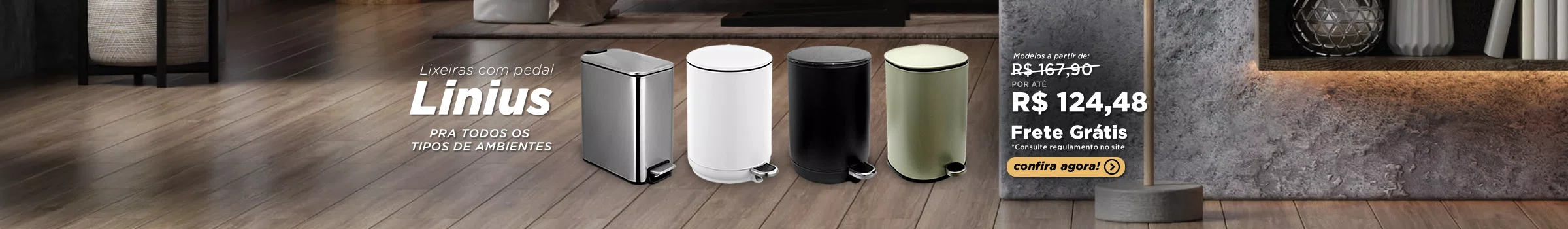 LIXEIRAS - LINHA LINIUS