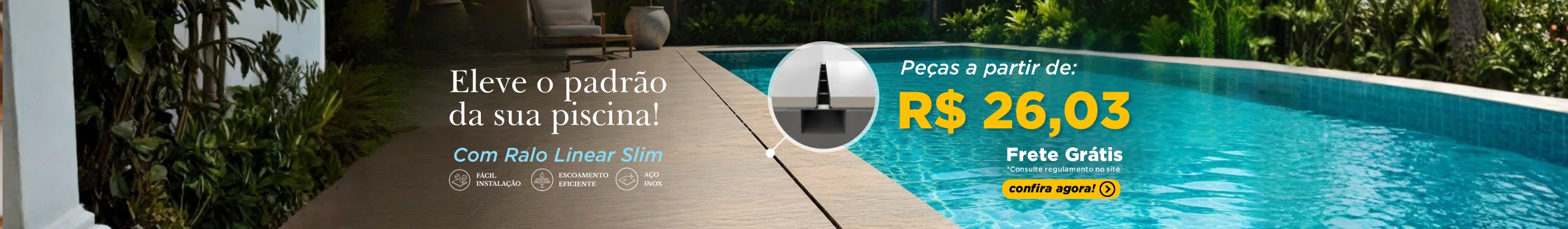 RALO LINEAR PARA PISCINA