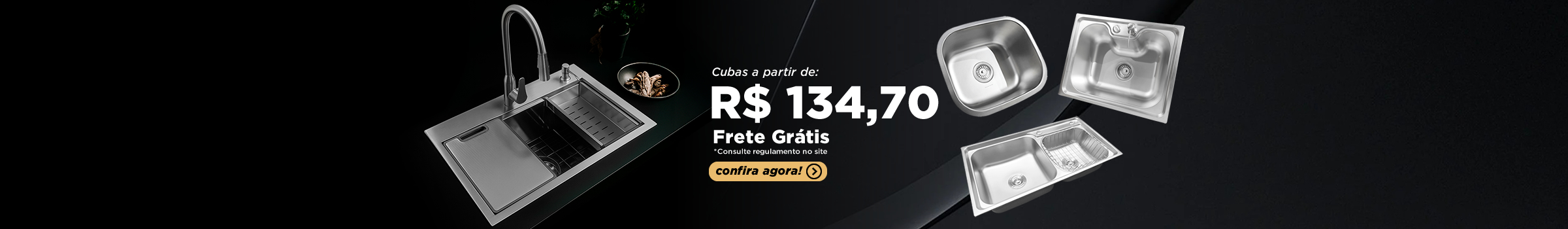 LINHA COMPLETA DE CUBAS