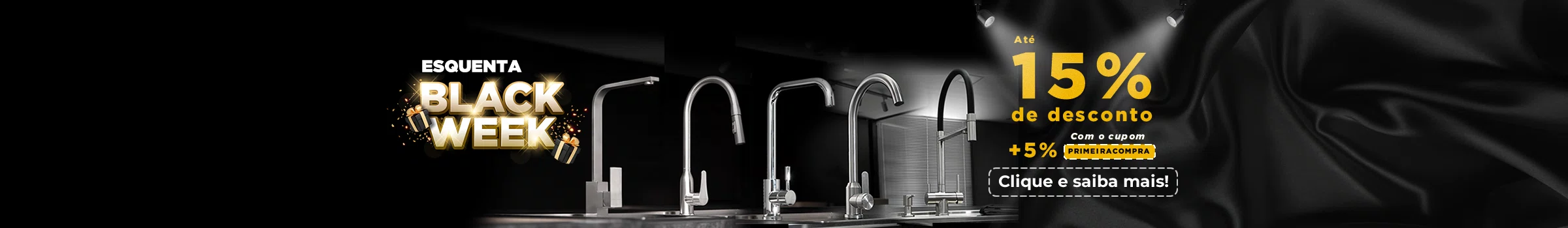 Linha de Torneiras Inox Calha Úmida