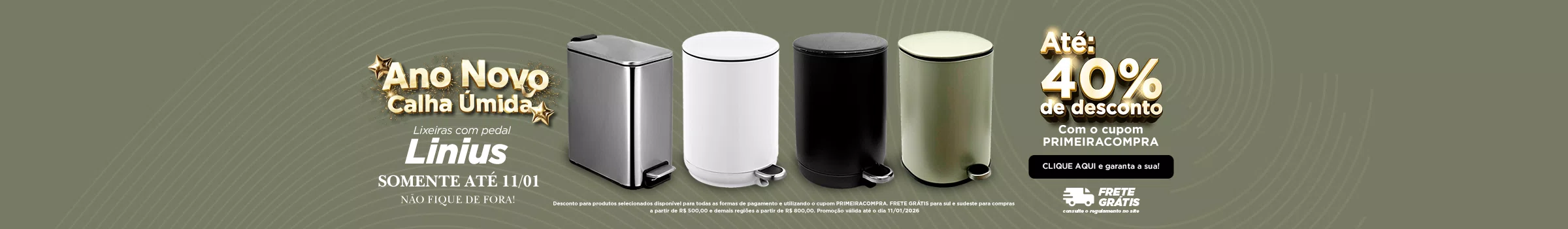 LIXEIRAS - LINHA LINIUS