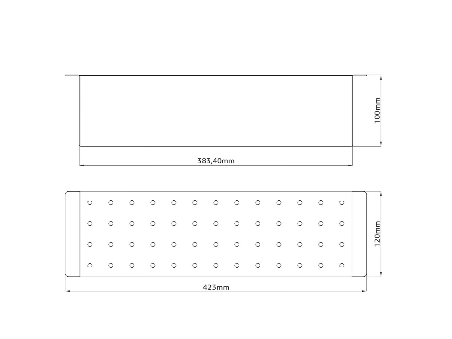 Cuba De Sobrepor Quadratta 40x40cm Em Aço Inox Escovado Com Escorredor e Válvula De 4.1/2