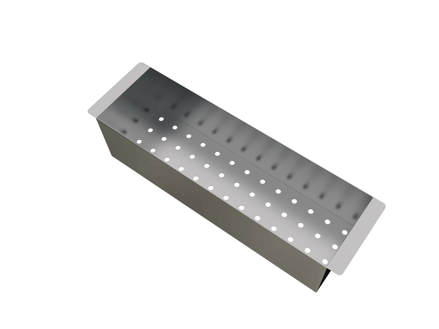 Cuba De Sobrepor Quadratta 50x40cm Em Aço Inox Escovado Com Escorredor e Válvula De 4.1/2