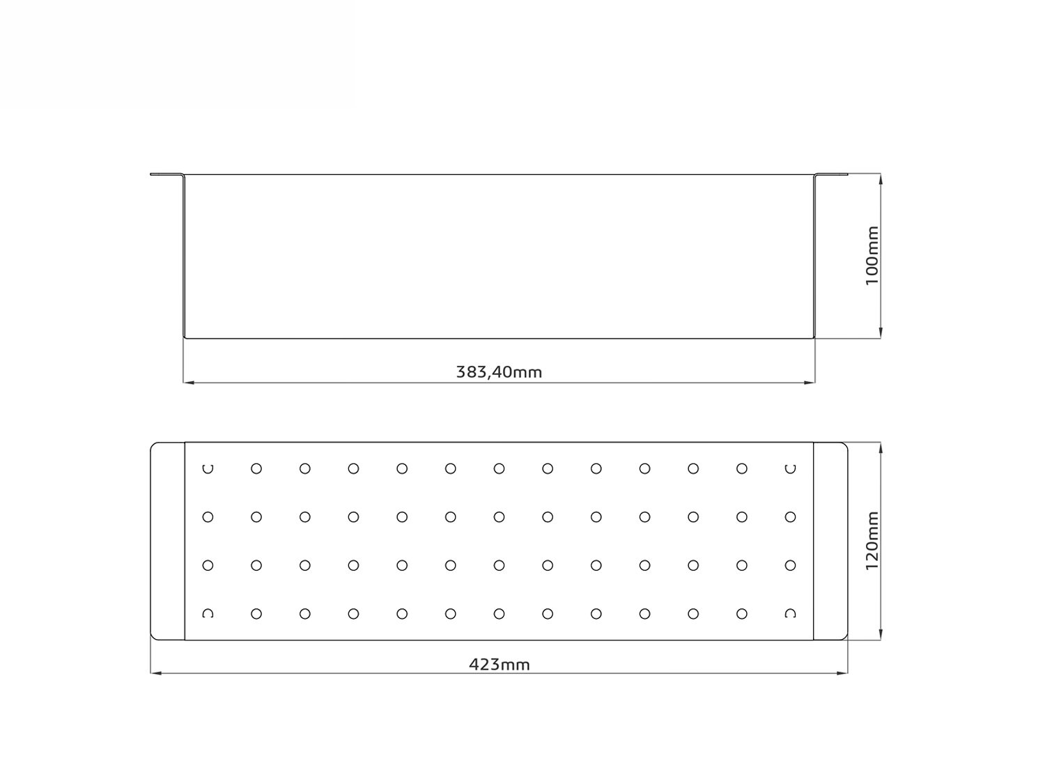 Cuba Dupla De Sobrepor Quadratta 80x40cm Em Aço Inox Escovado Com Escorredor e Válvula De 4.1/2