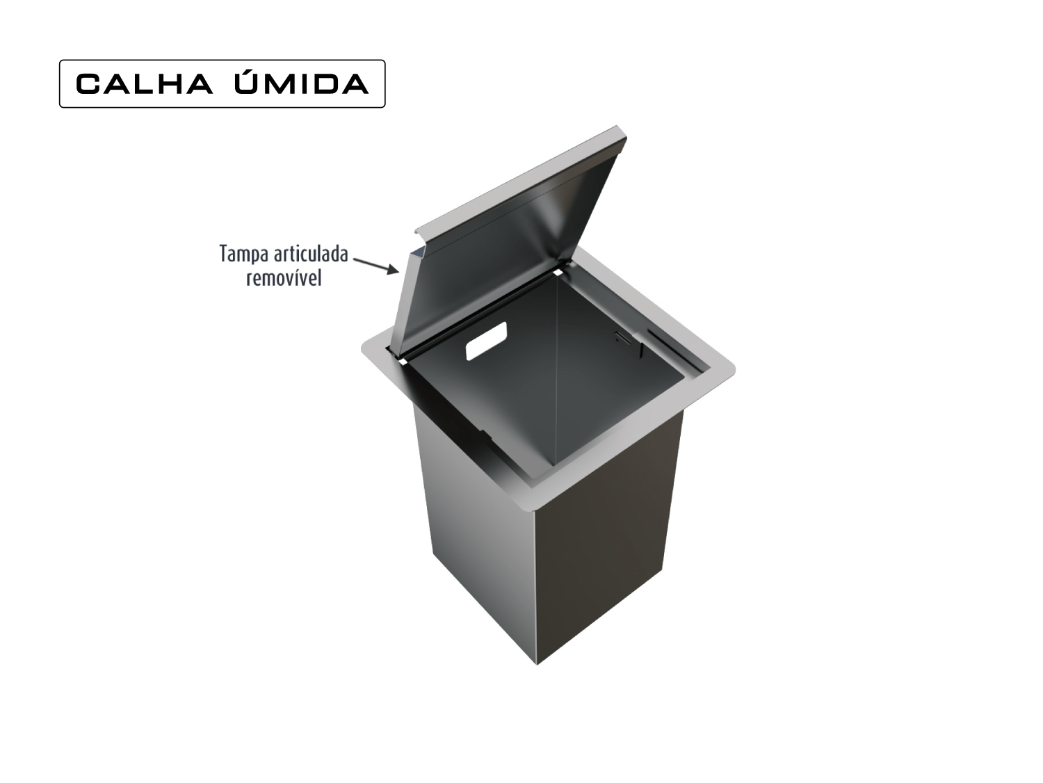 Cuba Sobrepor 40x40 + Escorredor + Lixeira 3,9 L + Dispenser Dosador + Porta Esponja Mini Com Ventosa