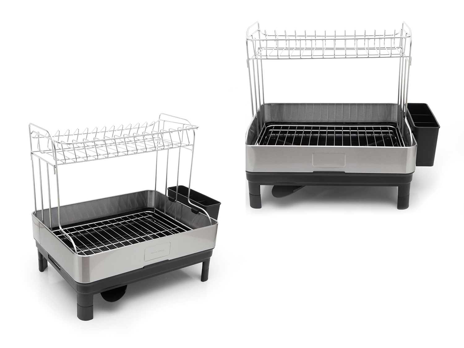 Escorredor de Louça Calha Úmida Speciale Pro 32x48,5x42cm em Aço Inox com Bandeja Coletora