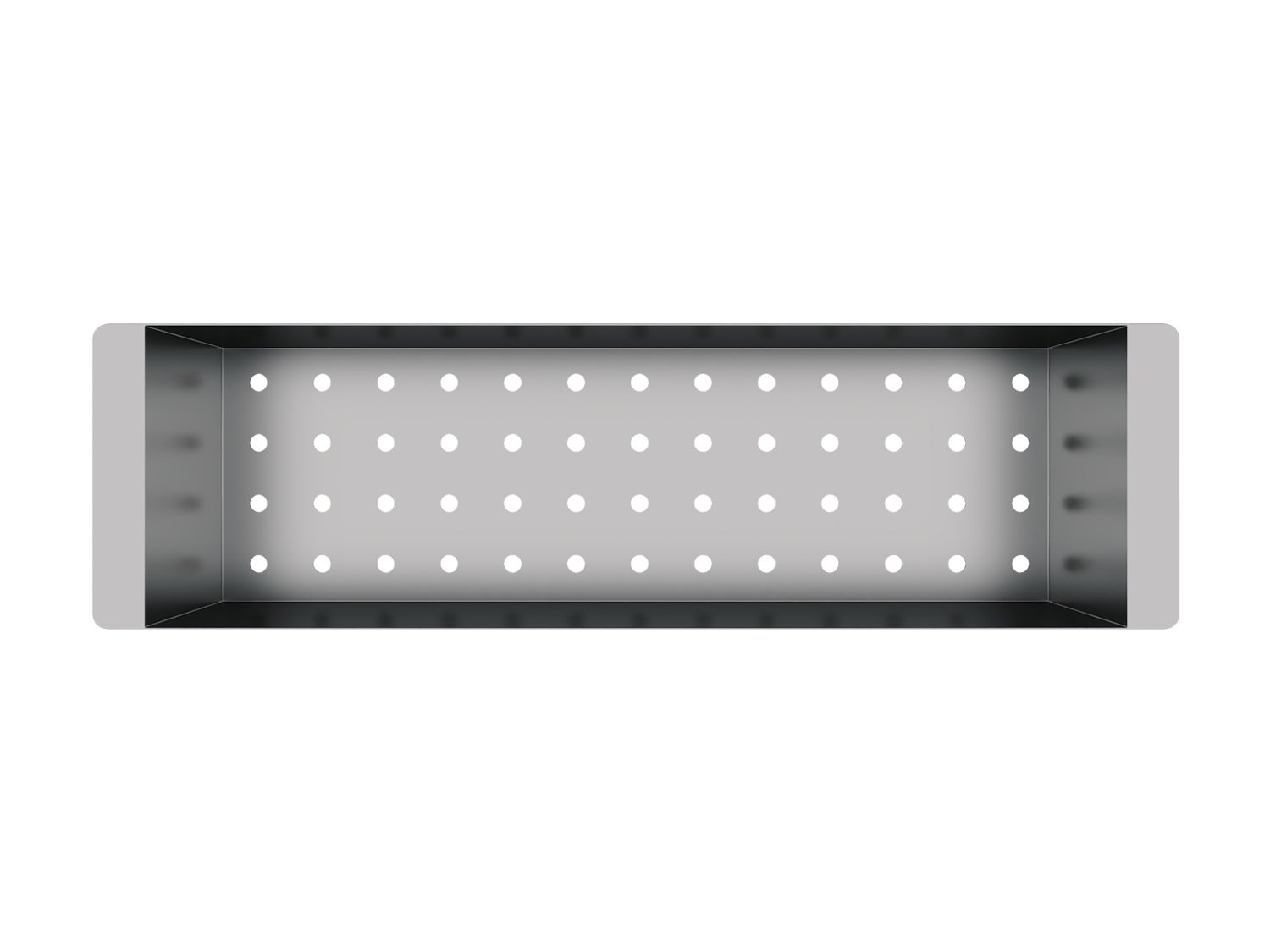 Escorredor Para Cuba 42,3x12x10 Em Aço Inox Com Acabamento Escovado
