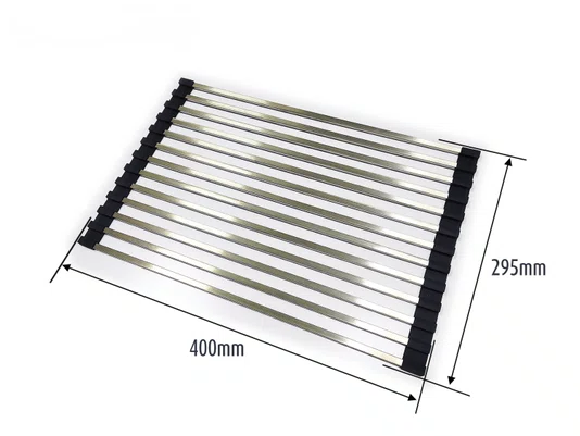 Cuba Platino Integrato Ld 103,7x44cm Em Aço Inox Escovado Com Esteira e Válvula de 4.1/2