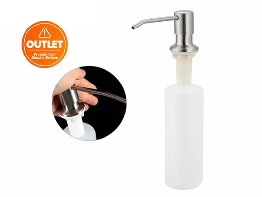 Cuba Sobrepor 60x40 Inox Escovado Flush Completa (Outlet )