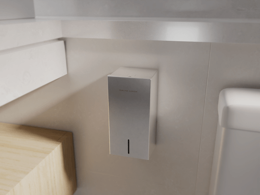 Dispenser de Papel Higiênico Cai-Cai Pro Em Aço Inox Escovado