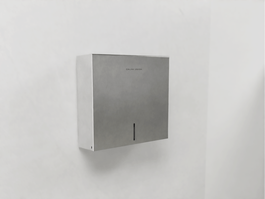 Dispenser de Papel Toalha Calha Úmida Pro Em Aço Inox Escovado