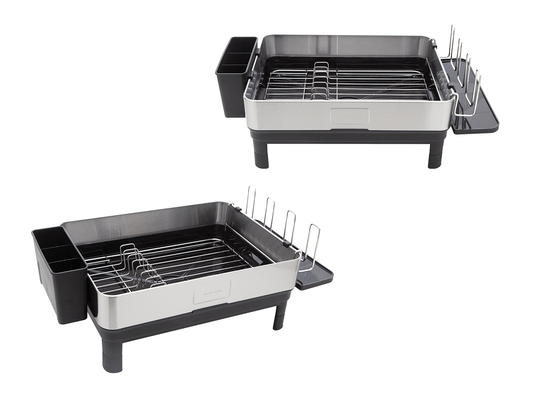 Escorredor de Louça Calha Úmida Speciale 32x58x22cm em Aço Inox com Bandeja Coletora
