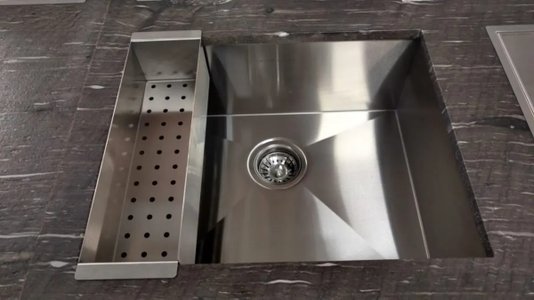 Escorredor Para Cuba 42,3x12x10 Em Aço Inox Com Acabamento Escovado