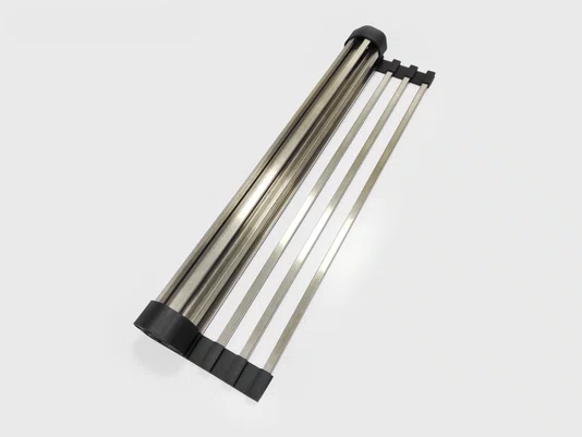 Esteira Escorredor Multiuso Calha Úmida 45cm Em Aço Inox Escovado