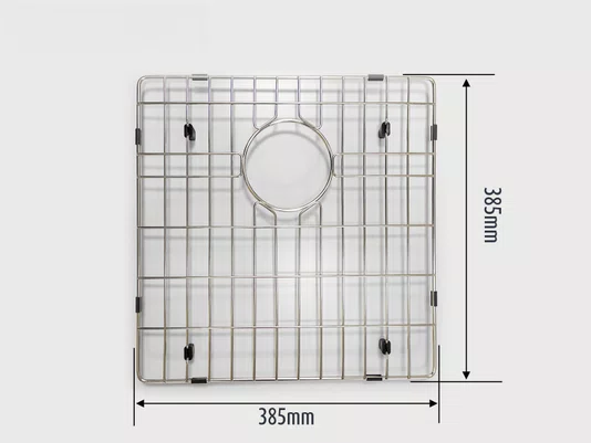 Grade Aramada Calha Úmida Quadratta 40x40cm Em Aço Inox Eletropolido