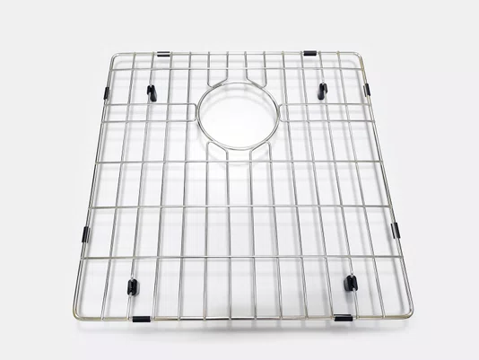 Grade Aramada Calha Úmida Quadratta 40x40cm Em Aço Inox Eletropolido