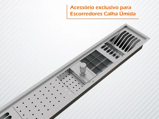 Módulo Dispenser Dosador Para Escorredores Linha Kitchen