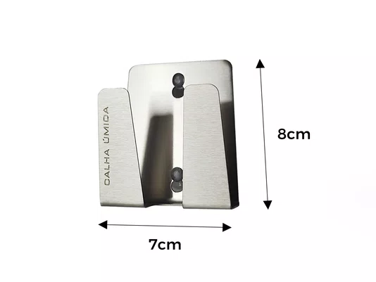 Porta Esponja Com Ventosa Em Aço Inox 304 Escovado (2 Un)