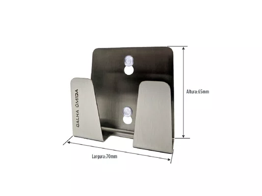 Porta Esponja Mini Com Ventosa Em Aço Inox 304 Escovado