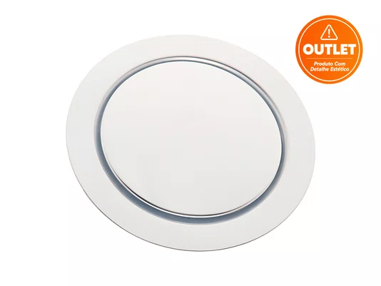 Ralo Redondo Embutido Click Inteligente Em Aço Inox Polido 15cm (Outlet)