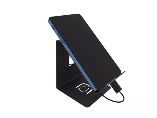 Suporte De Mesa Para Smartphone Preto Fosco