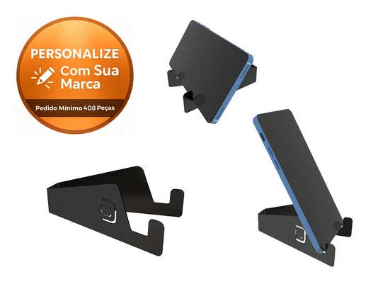 Suporte DQI Mini Para Celular/Tablet Preto Fosco