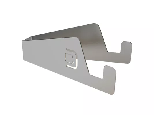 Suporte Mini Para Celular/Tablet Em Aço Inox Escovado