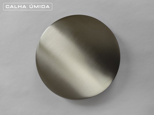 Tampa Decorativa Para Válvula De 4.1/2 Em Aço Inox Escovado