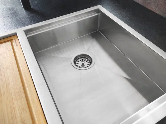Válvula Premium 3.1/2'' Em Aço Inox 304 Para Cuba Pia De Cozinha Pino Inox
