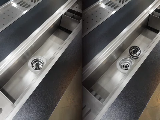 Válvula 3 1/2'' Em Aço Inox 304 Para Pia De Cozinha e Tanque