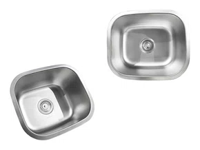 Cuba de Embutir Basic 42x36cm Em Aço Inox Acetinado Com Válvula 4.1/2