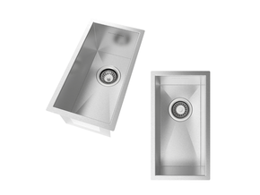 Cuba Auxiliar 40x20 Inox Escovado Para Pia E Área Gourmet Com Válvula 4.1/2