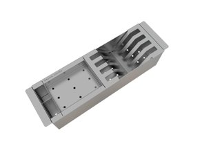 Kit Cesto Escorredor Mini Calha Úmida 3 Módulos 42,3x12cm