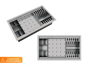 Kit Escorredor Sobrepor Embutir Calha Úmida Basic 3 Módulos 43cm (Outlet) Kit Escorredor Sobrepor Embutir Calha Úmida Basic 3 Módulos 43cm (Outlet)
