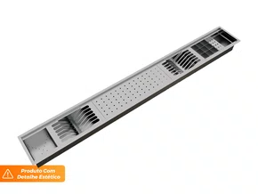 Escorredor Embutido Calha Úmida Completa Kitchen 6 Módulos 153cm PH 13cm (Outlet) Escorredor Embutido Calha Úmida Completa Kitchen 6 Módulos 153cm PH 13cm (Outlet)