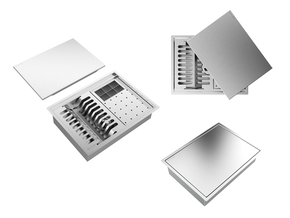 Kit Escorredor Sobrepor Calha Úmida Pratic 3 Módulos CT