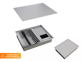 Escorredor Sobrepor Calha Úmida Quadratta 4 Módulos PE CT Completa (Outlet) Escorredor Sobrepor Calha Úmida Quadratta 4 Módulos PE CT Completa (Outlet)