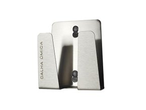 Porta Esponja Com Ventosa Calha Úmida Em Aço Inox 304 Escovado Porta Esponja Com Ventosa Calha Úmida Em Aço Inox 304 Escovado