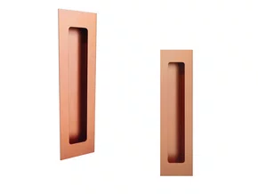 Puxador Concha/Cava 20cm Em Aço Inox Cor Res Gold Mate (2un)