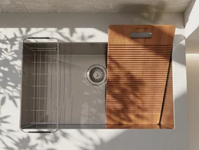 Tanque de Embutir Inox 50 Litros Pro para Lavanderia 60x40cm