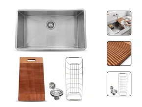 Tanque de Embutir Inox 60 Litros Pro para Lavanderia 70x40cm