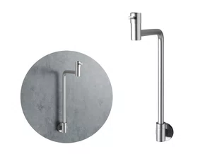 Torneira Basic De Parede Com Bica Alta Para Banheiro e Lavanderia 1/4 De Volta