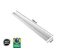 5 Ralos Grelha Linear Para Borda Piscina Embutido 100x12 Cm Em Inox