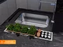Calha Seca Kitchen De Sobrepor 100cm Em Aço Inox Escovado (Outlet)