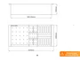 Cesto Escorredor de Louça 42cm Inox para Cuba de Cozinha 3 Módulos (Outlet)